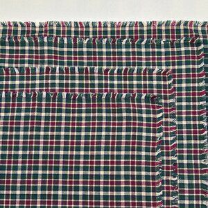 Set of 4 Autumnal Plaid Placemats